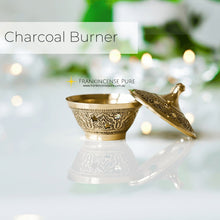 Load image into Gallery viewer, Brass Charcoal Incense Burner (Star Burner with Lid)
