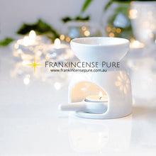 Load image into Gallery viewer, Ceramic Tea Light Incense Burner (White)
