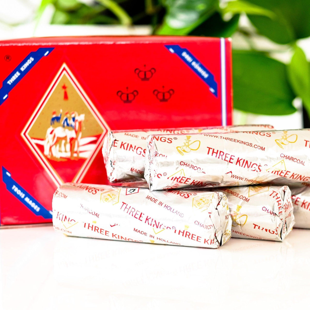 Charcoal Three Kings | Quick Light (33mm &amp; 40mm Single Roll or Box)
