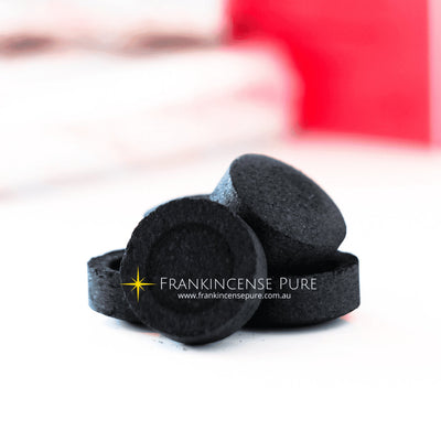 Charcoal Three Kings | Quick Light (33mm & 40mm Single Roll or Box) - Frankincense Pure