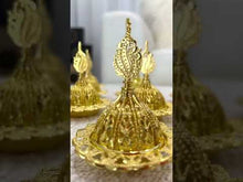 Load and play video in Gallery viewer, Stainless Steel Incense Burner (Mini Golden Dome)
