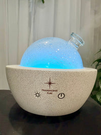 Thumbnail for Terrazzo Concrete Ultrasonic Essential Oil Diffuser with Glass Dome